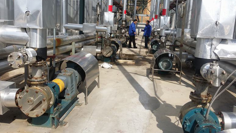 津遠(yuǎn)東不銹鋼高粘度泵現(xiàn)場使用圖片